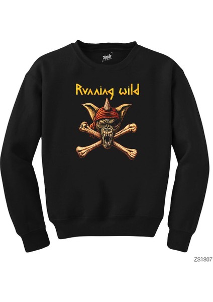 Running Wild Best Of Adrian Siyah Sweatshirt