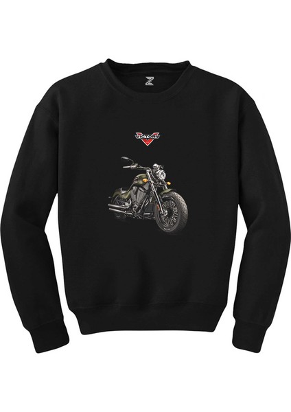 Victory Gunner Siyah Sweatshirt