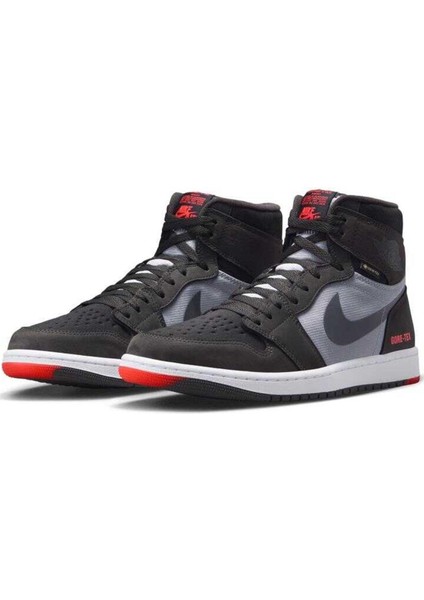 Air Jordan Mıd Goretex Leather Sneaker Hakiki Deri Bilekli Nefes Alan Günlük Spor Ayakkabı Siyah modelleri