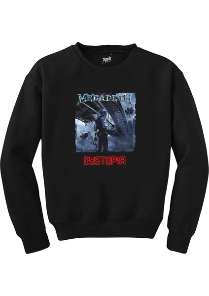 Megadeth Dystopia Siyah Sweatshirt