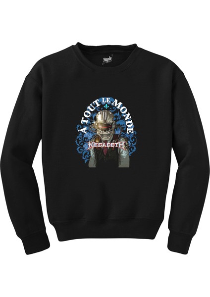 Megadeth A Tout Le Monde Siyah Sweatshirt