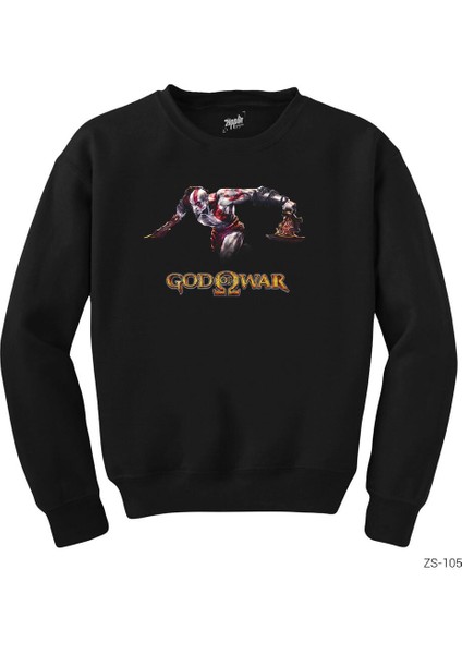 God Of War 1 Siyah Sweatshirt