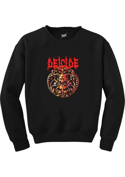 Deicide Album Siyah Sweatshirt