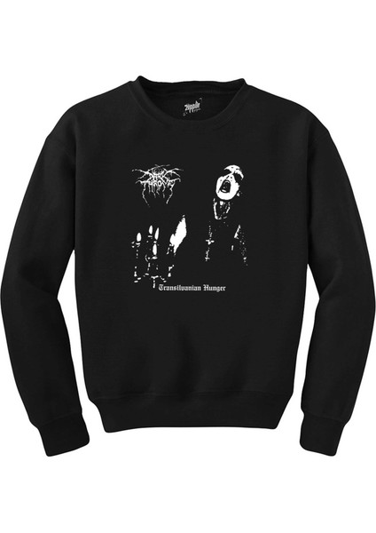 Darkthrone Transilvanian Hunger Siyah Sweatshirt