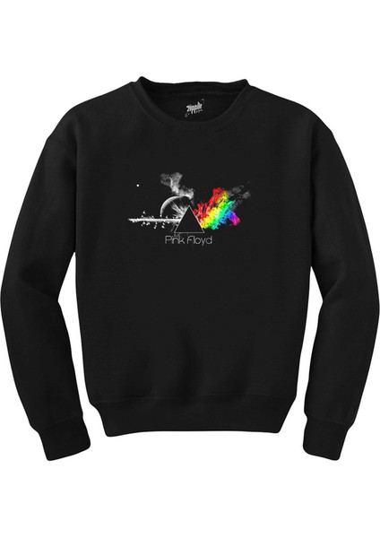 Pink Floyd Rainbow Siyah Sweatshirt