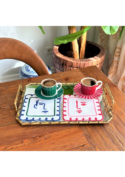Mr & Mrs Kokteyl Peçete Seti ( 2 Adet )