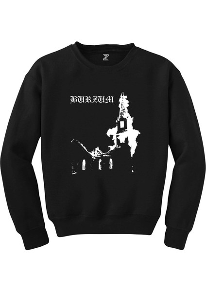 Burzum Burn Church Siyah Sweatshirt