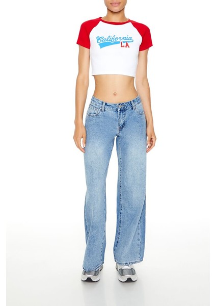 F21 Wide-Leg Jean Pantolon