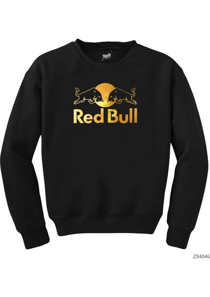 Redbull Gold Siyah Sweatshirt