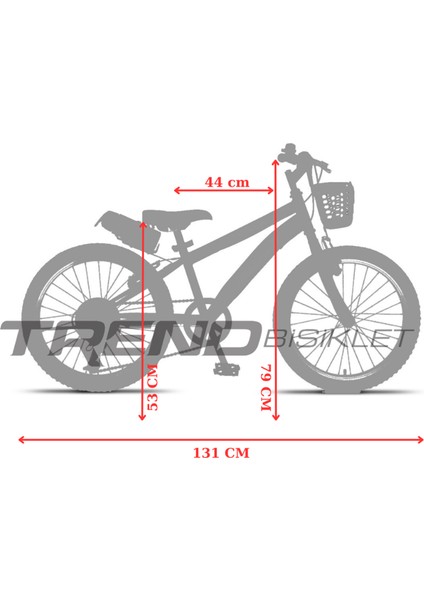 Trendbike Mistral L 20 Jant Vites Çocuk Bisikleti 6-10 Yaş Kız Çocuk Bisikleti Siyah-Fuşya 20.411-S-F