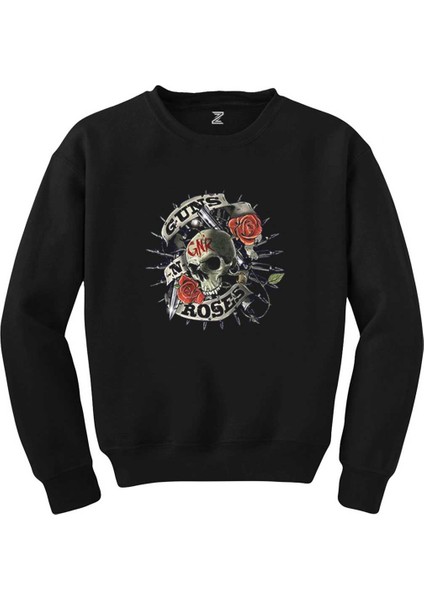 Gun N Roses Firepower Siyah Sweatshirt
