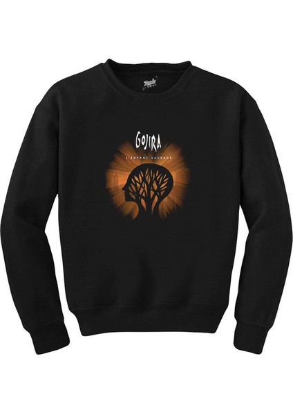 Gojira Le Efant Sauvage Siyah Sweatshirt