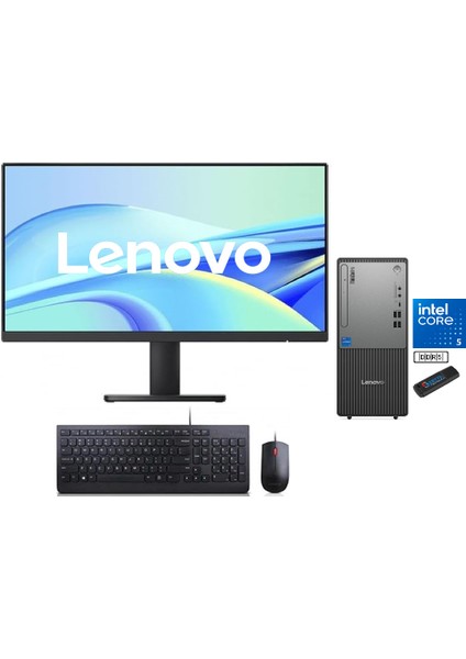 Thinkcentre Neo 50T Gen 5 Intel Core I5 13400 16GB Ddr5 512GB SSD 27"mon WİN11H Masaüstü Blgisayar NEO12UB000ETRKH07+ZETTAUSBBELLEK