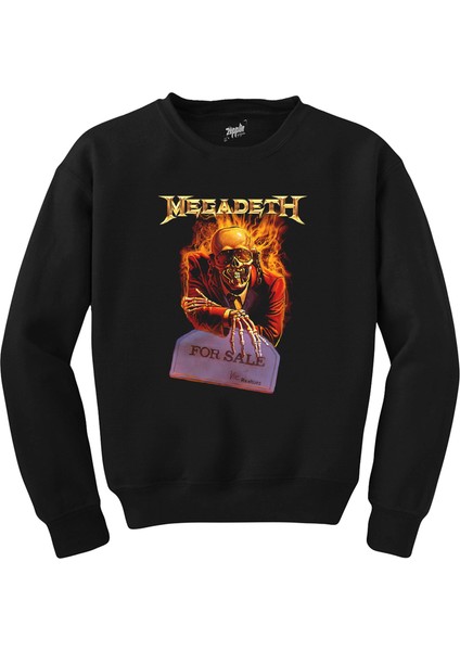 Megadeth For Sale Siyah Sweatshirt