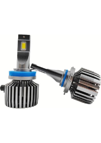 H11 Silver 6000K 6500K Lled Xenon 18000 Lümen 60W 12V