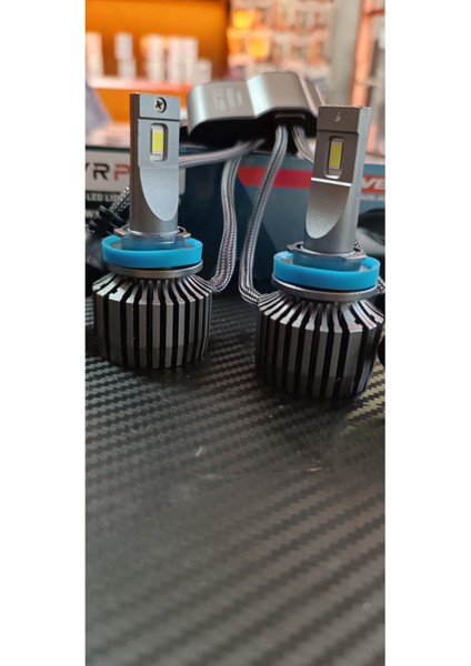 H11 Silver 6000K 6500K Lled Xenon 18000 Lümen 60W 12V