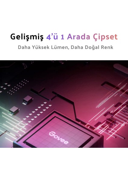 LED Şerit Işık M1 5 Metre Uygulama Üzerinden Kontrol , En Parlak Teknoloji (Wi-Fi ve Bluetooth Destekli, Alexa ve Google Assistant Uyumlu) H61E13D2
