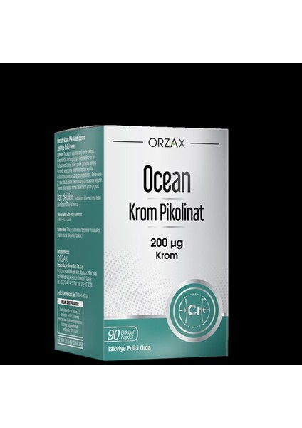 Krom Pikolinat 200 Mcg 90 Kapsül