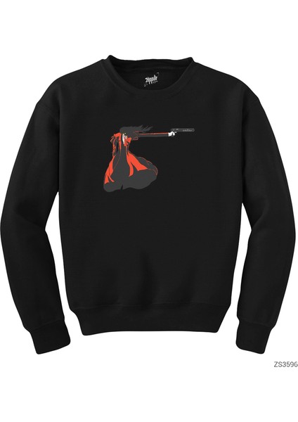 Hellsing Ultimate Gun Siyah Sweatshirt
