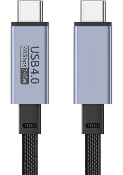 Jasoz 2mt E-Marker Çip Thunderbolt Usb4.0 Pd 240W Şarj Kablosu 8k 60hZ Görüntü Aktarım 40GBPS