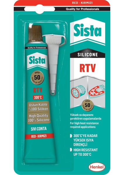 Rtv Kırmızı Blister, 50G