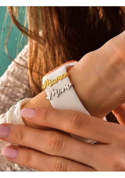 925 Ayar Gümüş Apple Watch Kordon Kişiselleştirilebilir Charm