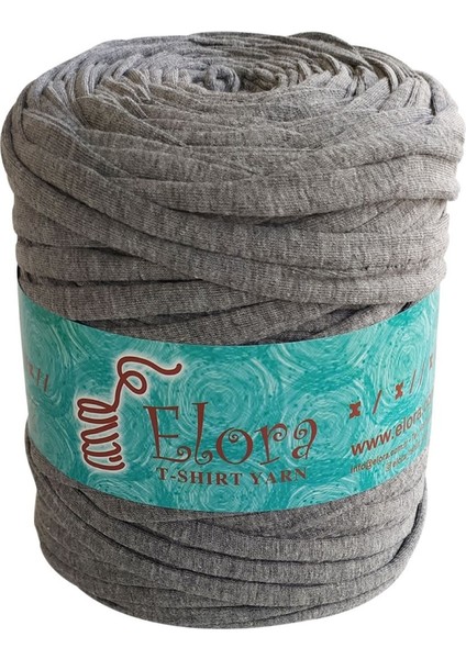 Koyu Gri Penye Kumaş Örgü Ipi