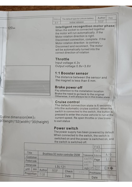 350W Brusless Fırçasız Motor Beyni, Motor Beyni Scooter, Elektrikli Bisiklet Motor Beyni indirimleri
