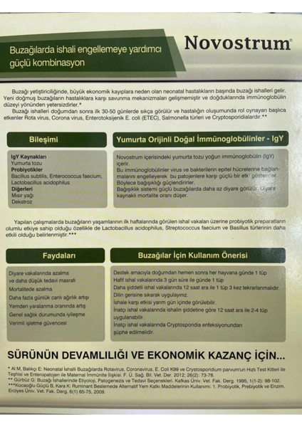 Novostrum Kuzu Buzağı Ishal Kesici