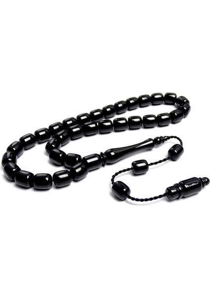 Oltu Taşı Tesbih 7X8MM Eskitme Kesim Model Sistemli Tasarım fiyatları