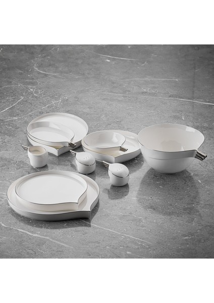 Goddess Platin 61 Parça 12 Kişilik Yemek Takımı