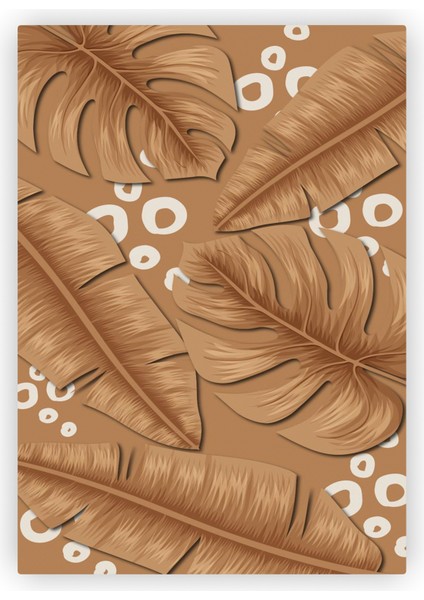 Soluk Yapraklar Ahşap Poster 20 x 29 cm