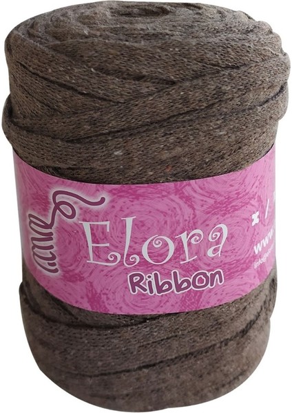 Koyu Kahve Ribbon Örgü Ipi