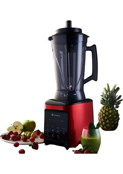 Dijital Bar Blender Pro Xl 4l (8 Bıçak) Kırmızı