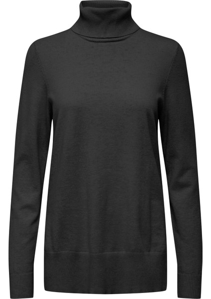 Kadın Regular Fit Boğazlı Kazak - 15324689