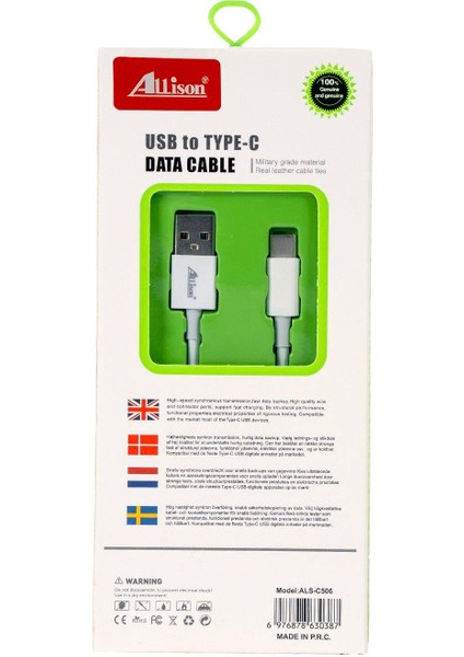 120W Hızlı Şarj ve Data Kablosu Type-A To Type-C – Extra Dayanıklı 1.8 Metre Kablo Gövdesi