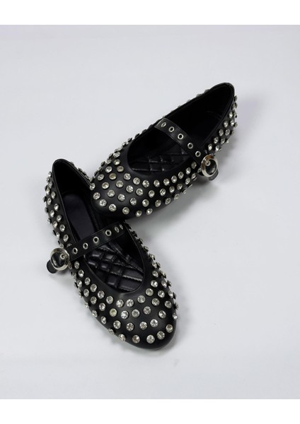 Kadın Üstü Taşlı Babet