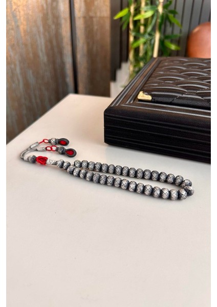 Gümüş Kazaziye Örmesi Tesbih modelleri