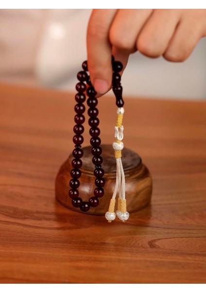 Gümüş Kazaz Püskül Küre Model Sıkma Kehribar Tespih fiyatları