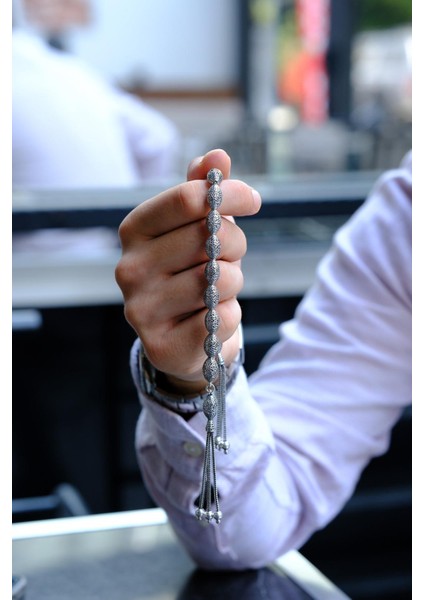 Kalemkar Işcilik 925 Ayar Gümüş Zaza Tesbihi modelleri