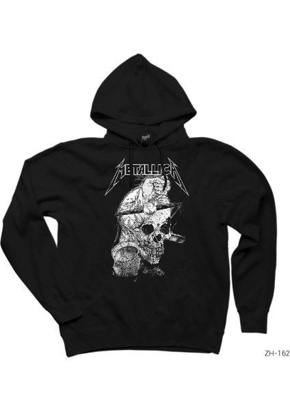 Metallica Chaos Siyah Kapşonlu Sweatshirt Hoodie