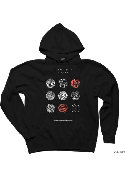 Twent One Pilots Siyah Kapşonlu Sweatshirt Hoodie