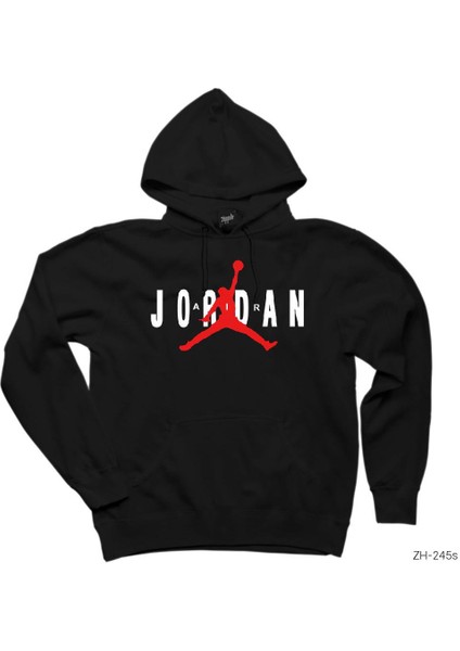 Air Jordan Classic Siyah Kapşonlu Sweatshirt Hoodie