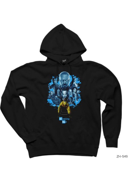Breaking Bad Family Siyah Kapşonlu Sweatshirt Hoodie