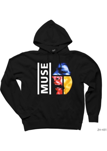 Muse 1998 Album Cover Siyah Kapşonlu Sweatshirt Hoodie