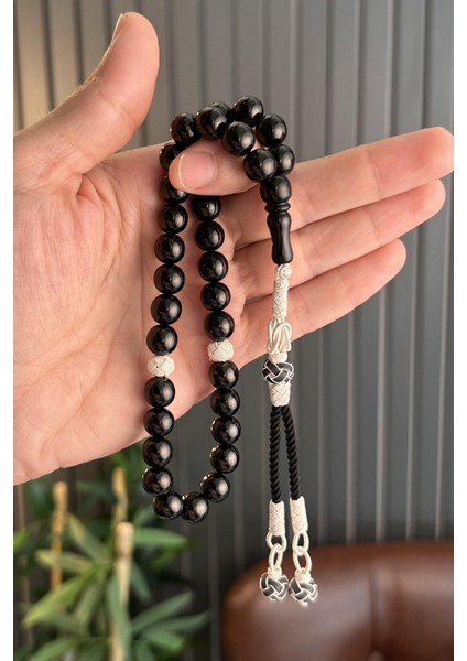 Kazaziye Örmesi Tasarımlı Oltu Taşı Tesbih indirimleri