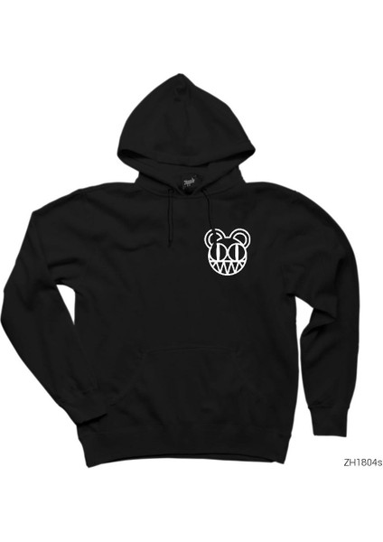 Radiohead Symbol Siyah Kapşonlu Sweatshirt Hoodie