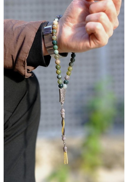 Hint Akiği Tesbih Osmanlı Motif İmame Tasarım
