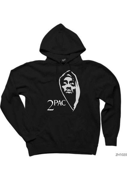 Tupac Shakur Life Siyah Kapşonlu Sweatshirt Hoodie