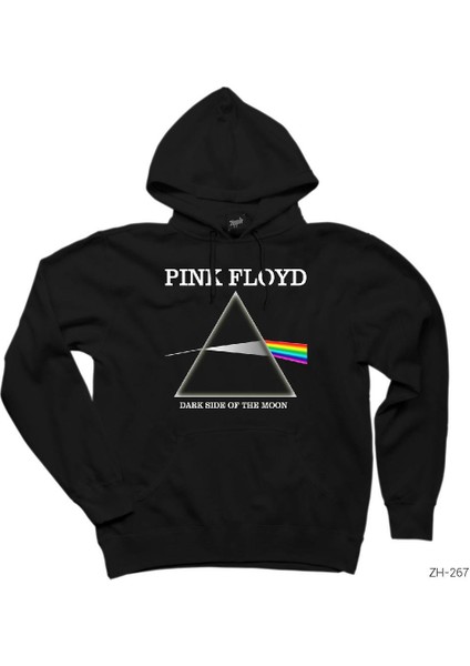 Pink Floyd Dark Side Siyah Kapşonlu Sweatshirt Hoodie